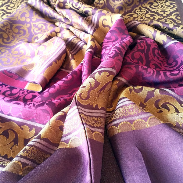 Turkish Ottoman Style Silk Scarf Bursa Ipek Sal & Esarp Turkish