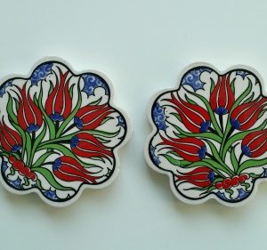 Small Turkish Ottaman Cini Trivet Nihale Cini oronto Canada United States Ottawa Montreal Quebec Laval Vancouver Edmonton New York California Mississauga Kitchener