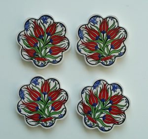 Small Turkish Ottaman Cini Trivet Nihale Cini oronto Canada United States Ottawa Montreal Quebec Laval Vancouver Edmonton New York California Mississauga Kitchener