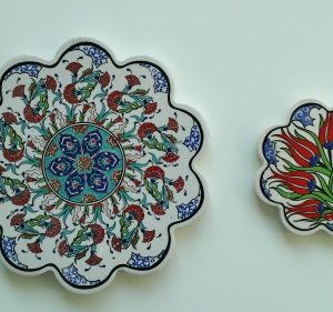 Small Turkish Ottaman Cini Trivet Nihale Cini oronto Canada United States Ottawa Montreal Quebec Laval Vancouver Edmonton New York California Mississauga Kitchener
