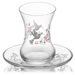 Gurallar Lav Turkish Tea Glass Art Craft Nature Gift Set Turk Cay Bardagi Hediye Seti Lav Doga Toronto Canada United States Ottawa Montreal Quebec Laval Vancouver Edmonton New York California Mississauga Kitchener