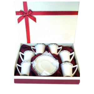 Fine Bone China Turkish Coffee Set