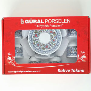Gural Porcelain Turkish Coffee Set 6 Porselen Turk Kahvesi Fincan Seti Kanada Toronto Canada United States Ottawa Montreal Quebec Laval Vancouver Edmonton New York California Mississauga Kitchener Hamilton Halifax New York California Niagara Falls Peterborough Ajax Oakville Vaughan Brampton Bolton Milton
