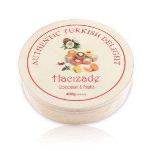 Hacizade Turkish Delight Mix Fruits Coconut Mint Lemon Rose Meyveli Orange Hindistancevizi Nane Limon Portakal Gul Lokum Toronto Kanada Canada United States NewYork Montreal Quebec Laval Vancouver Edmonton Kitchener Vaughan Mississauga Ajax Hamilton Brampton