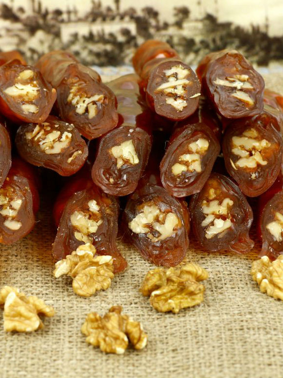 Sehrazat Grape Sujuk with Walnuts (Walnut Sausage) | Uzumlu Cevizli ...