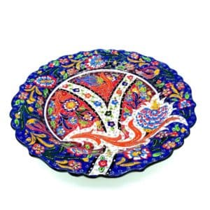 Turkish Ceramic Plate Blue