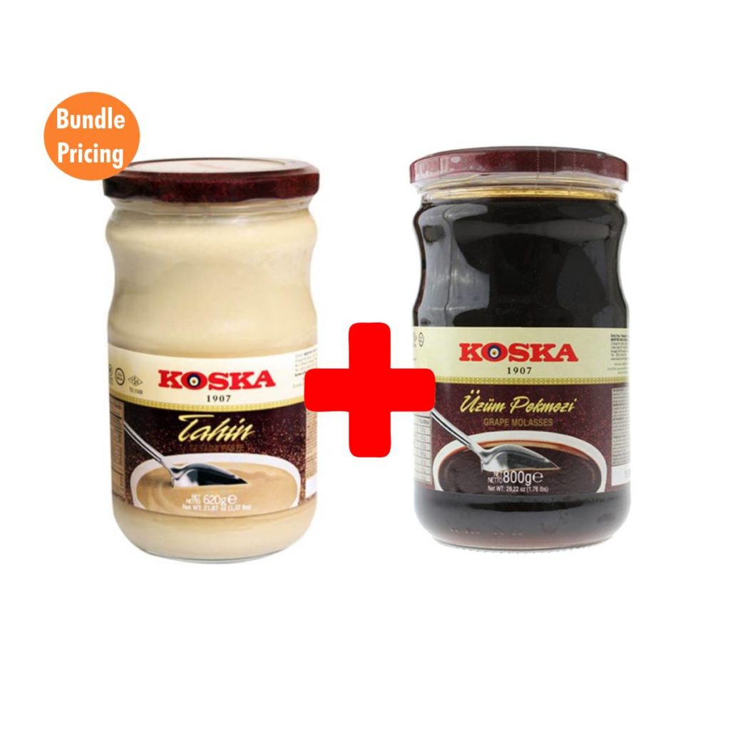 Combo Turkish Grape Molasses & Tahini Delicous Healty Choice