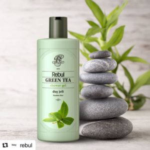Rebul Green Tea shower gel paraben free Turkish product