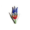 Turkish Ceramic Tulip Hand Fridge Magnet