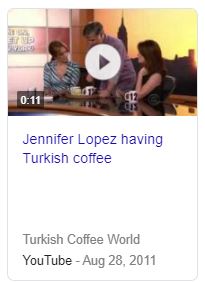 Turkish Coffee Jennifer Lopez