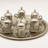 Turkish Coffee Set Silver