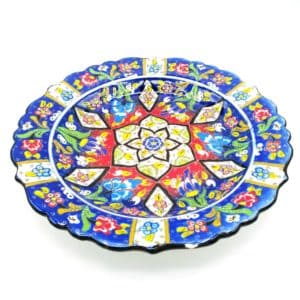 Turkish Ceramic Plate Blue