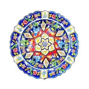 Turkish Ceramic Plate Blue