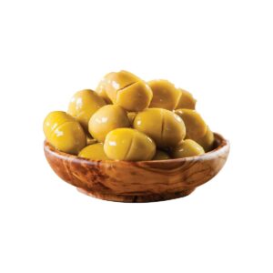 Cracked Green Olives