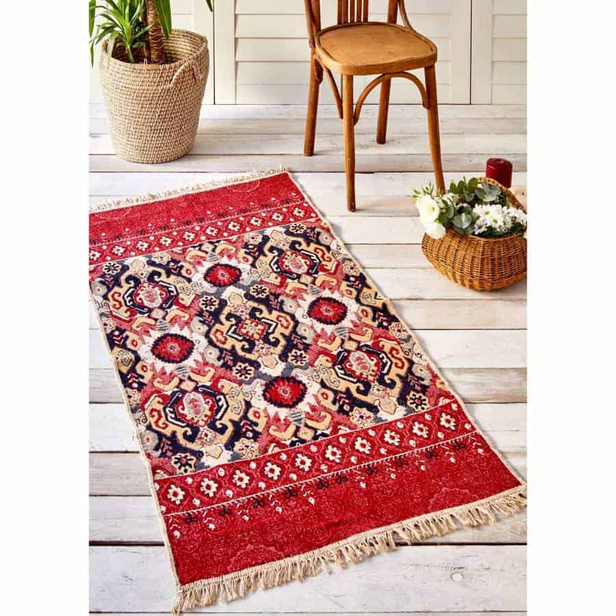 Karaca Turkish Double Sided Rug - Anatolian Terken, Kilim