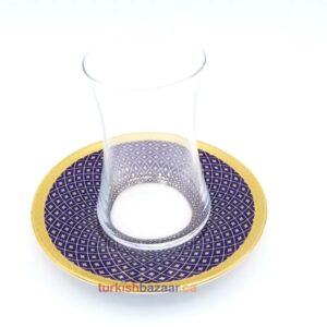 Turkish Tea Glass with Saucers