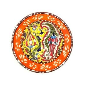 Turkish Ceramic Bowl Orange