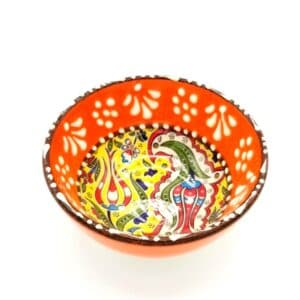 Turkish Ceramic Bowl Orange