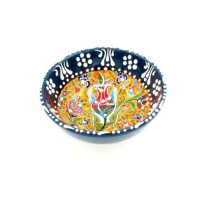 turkish ceramic plate navy 12cm