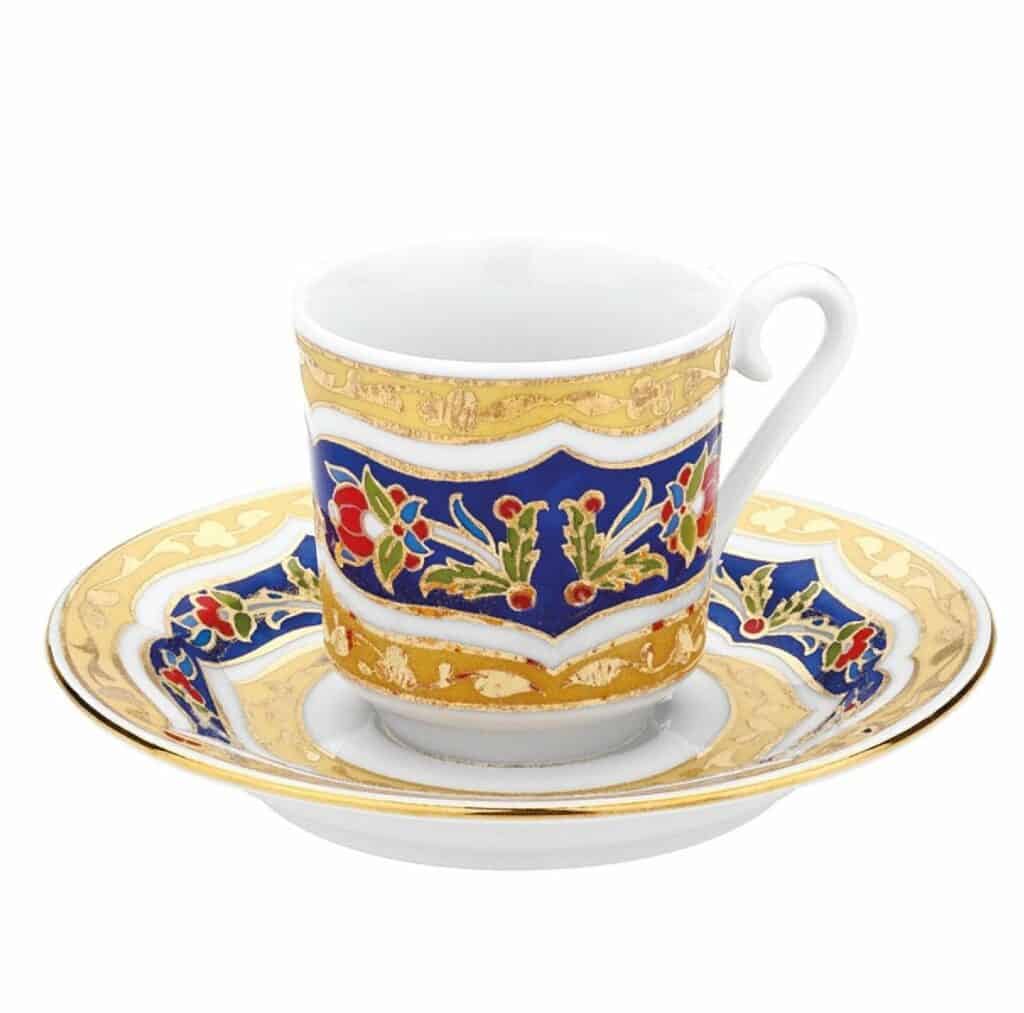 Turkish Coffee cups Gold