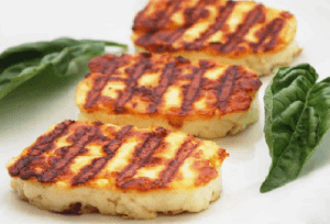 Grill Halloumi Cheese