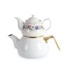 tea pot set white caydanlik 1unit