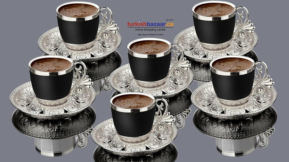 Turkish Coffee Cups Set | Set of 2 - Turkish Bazaar Canada